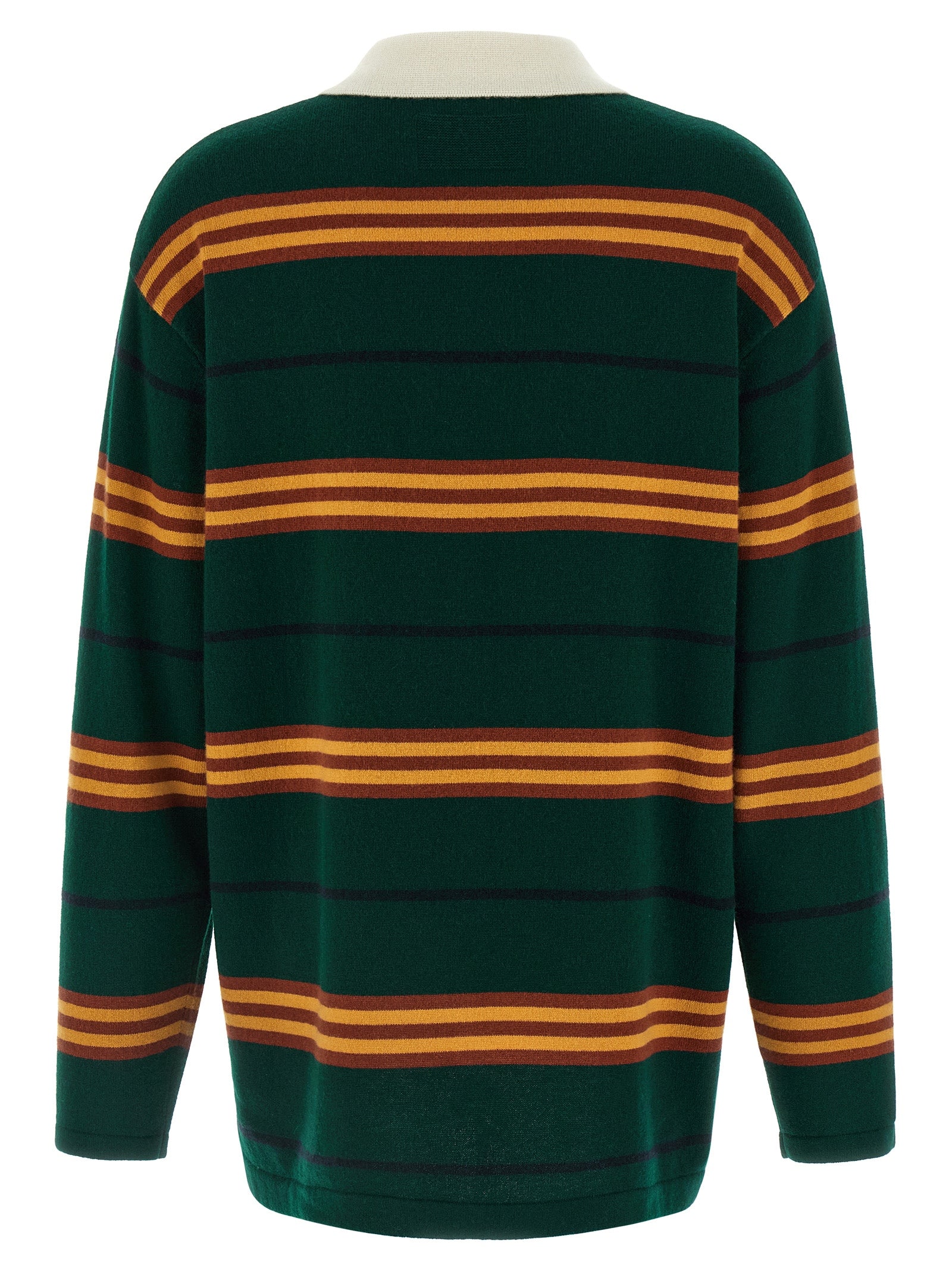 Bicolor Cashmere Polo Shirt