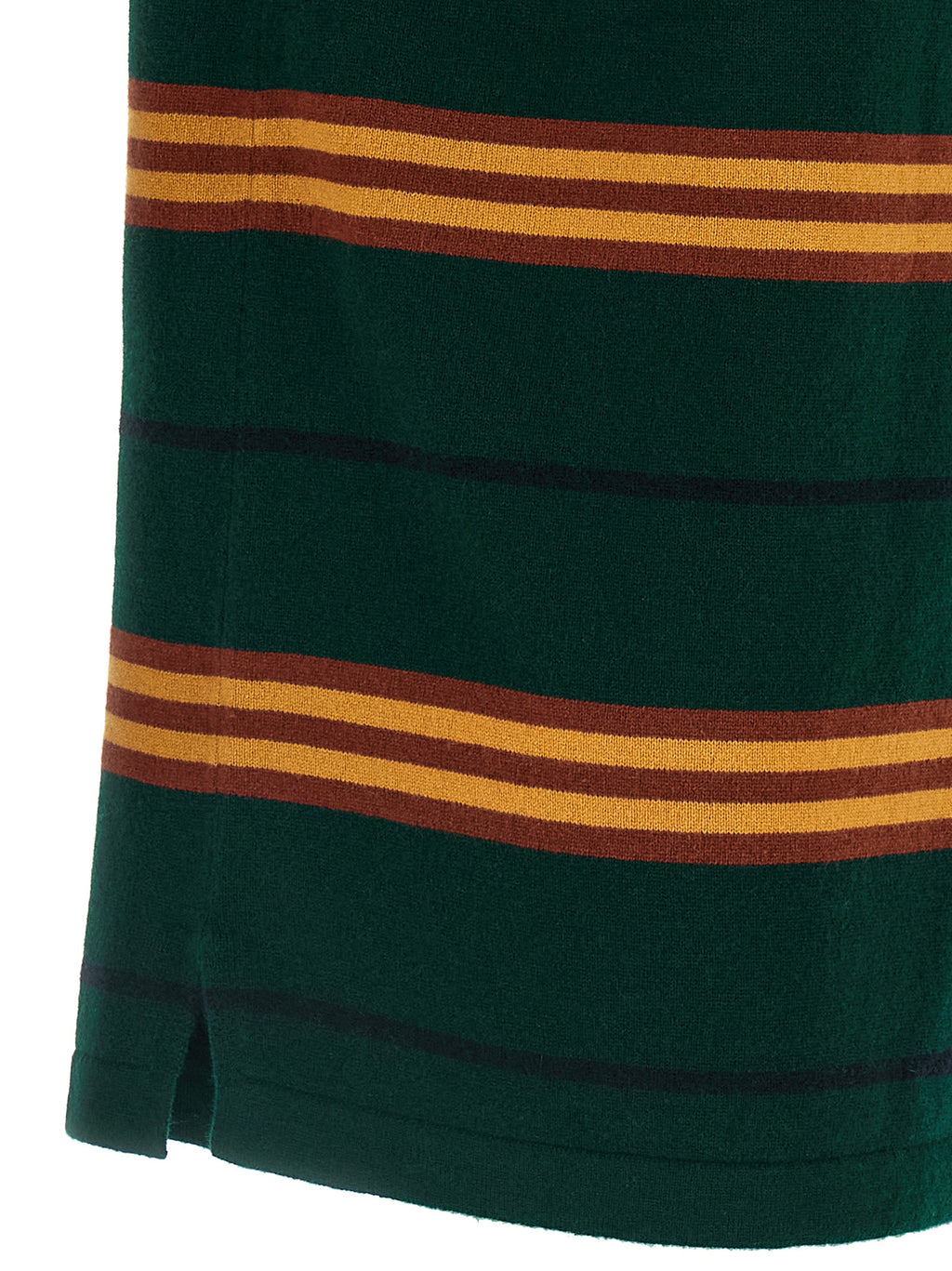 Bicolor Cashmere Polo Shirt