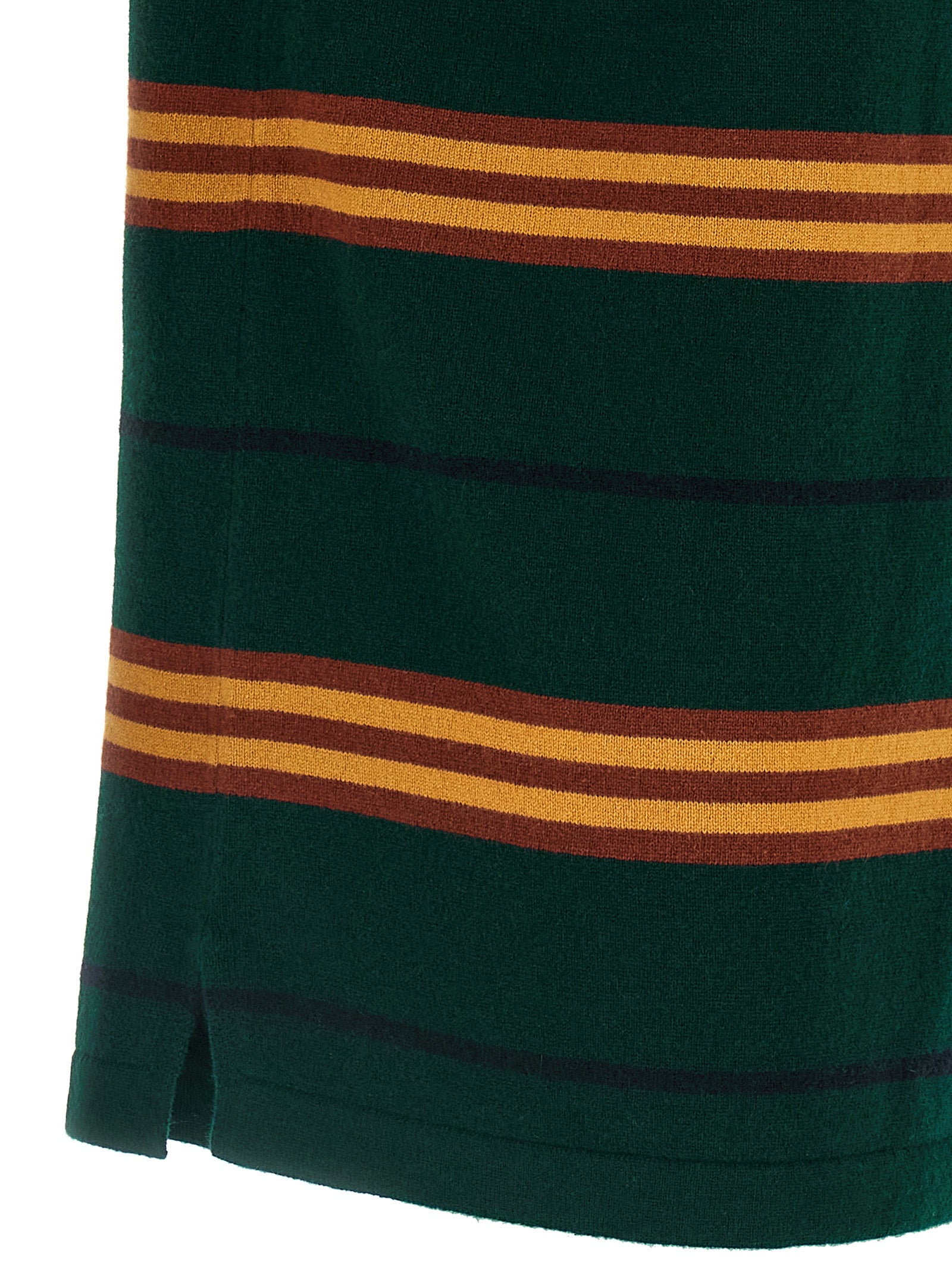 Bicolor Cashmere Polo Shirt
