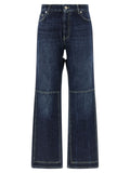 Blue Cotton Jeans Denim