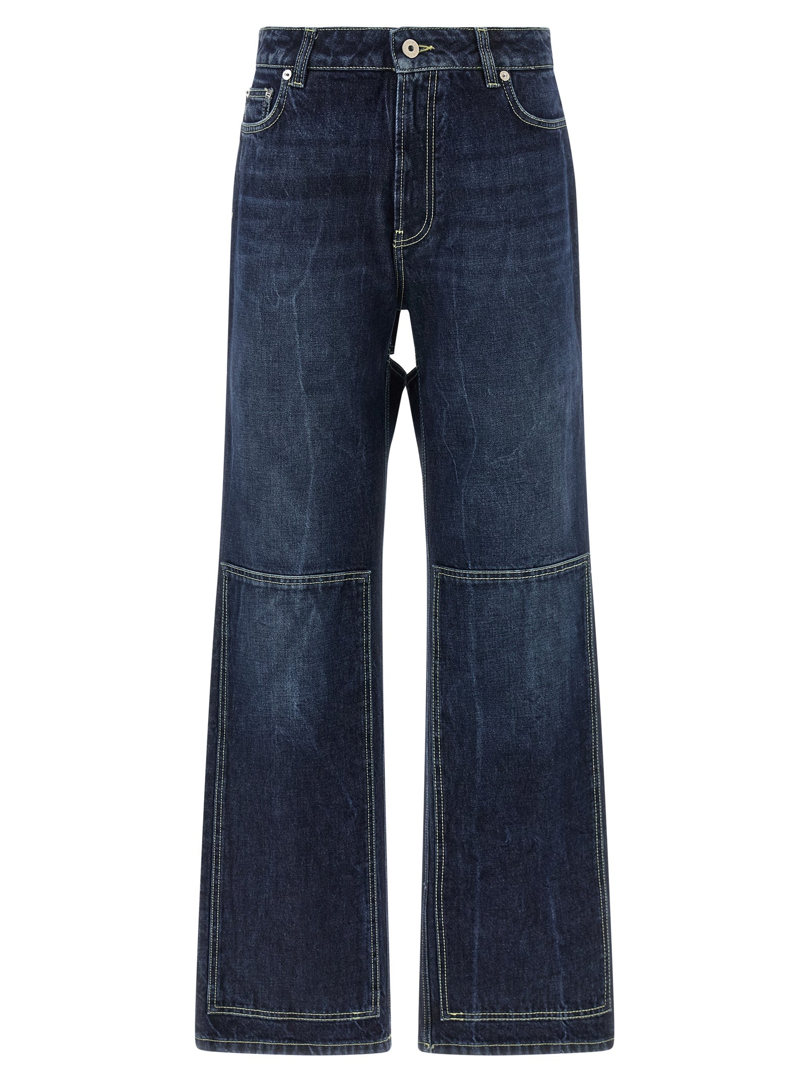 Blue Cotton Jeans Denim
