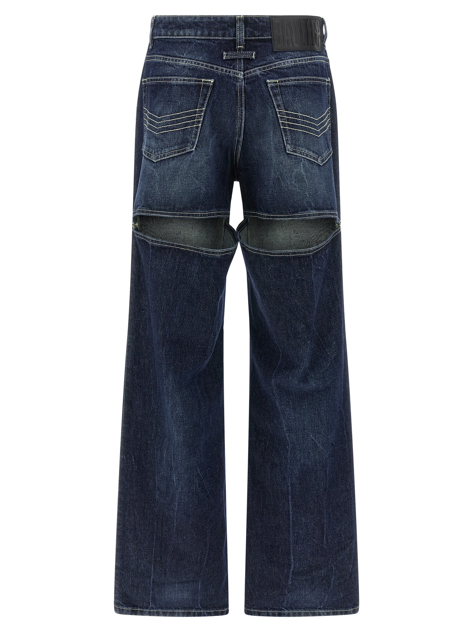 Blue Cotton Jeans Denim