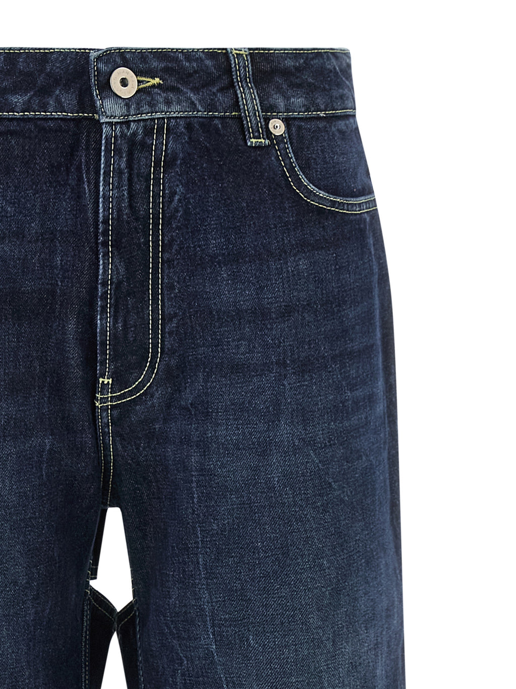 Blue Cotton Jeans Denim