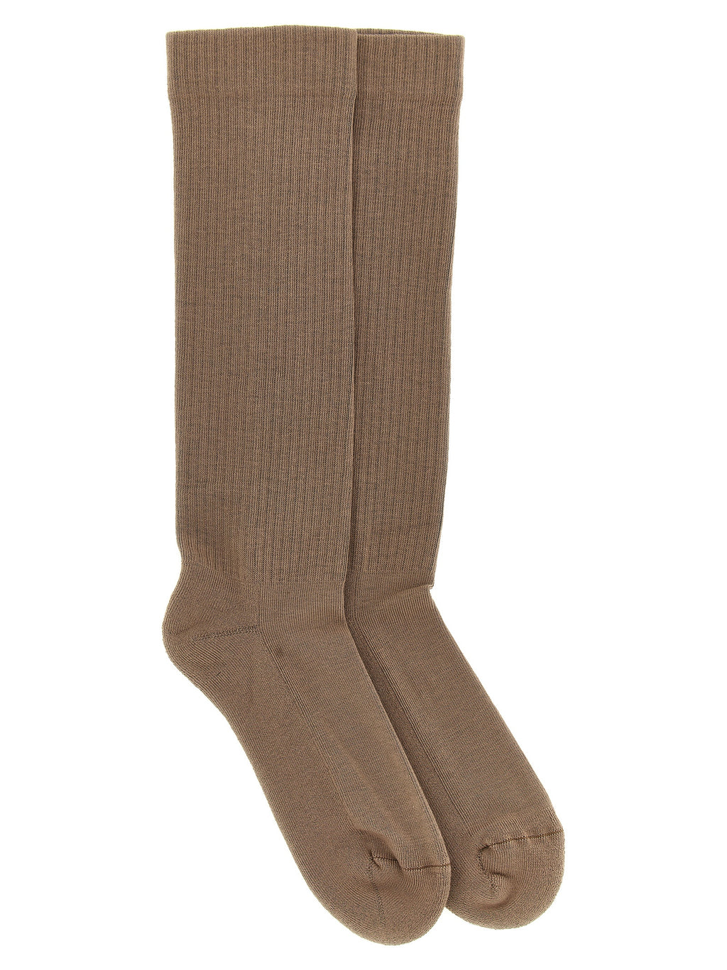 Beige Cotton Socks