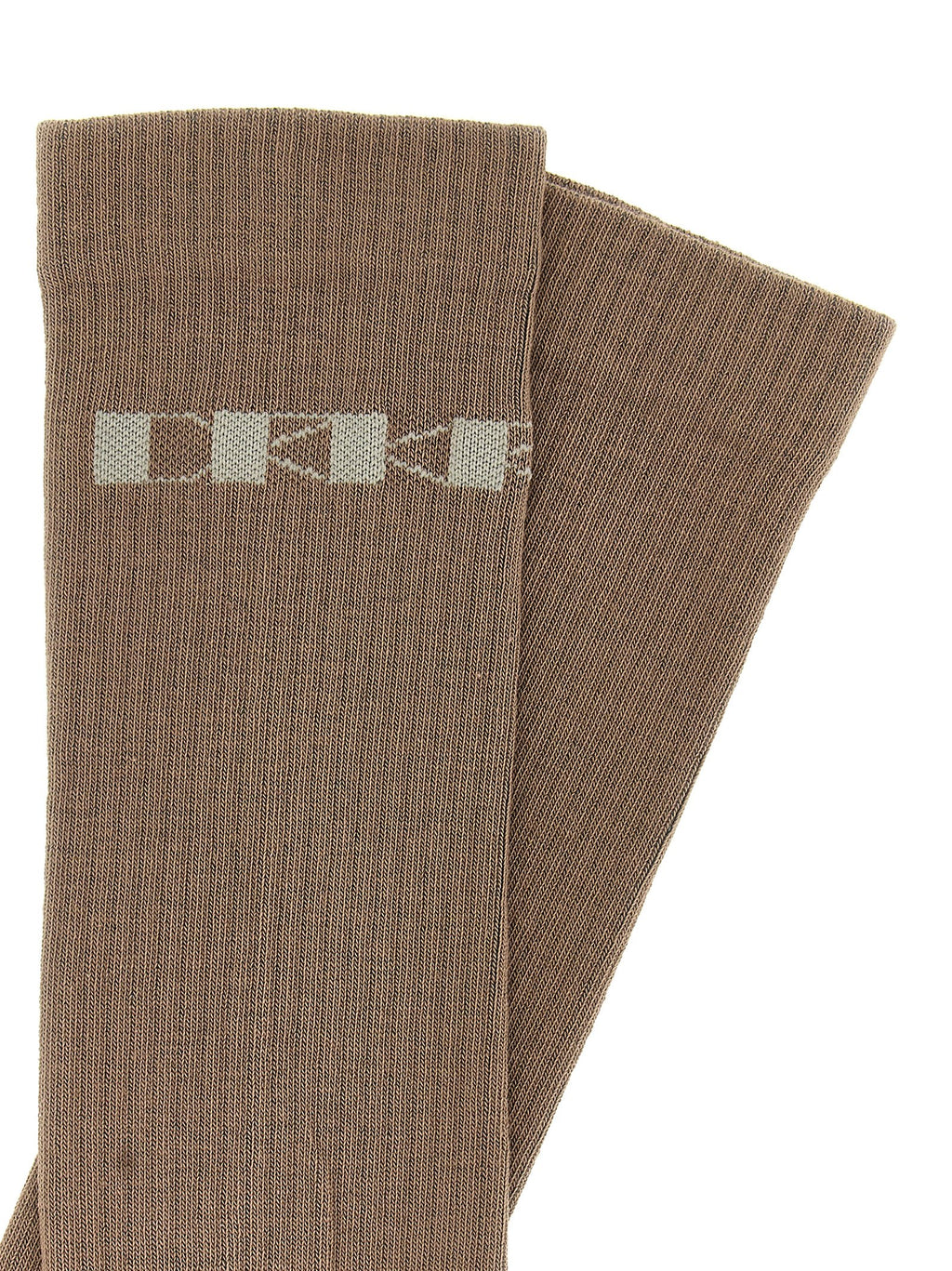 Beige Cotton Socks
