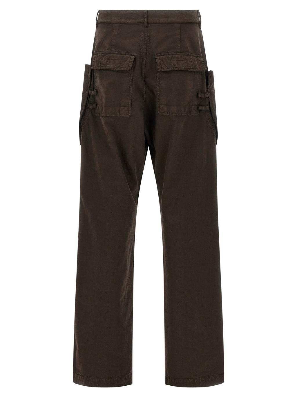 Brown Cotton Cargo Pants