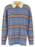 Blue Cashmere Polo Shirt