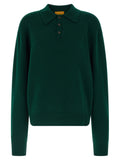 Bicolor Cashmere Polo Shirt