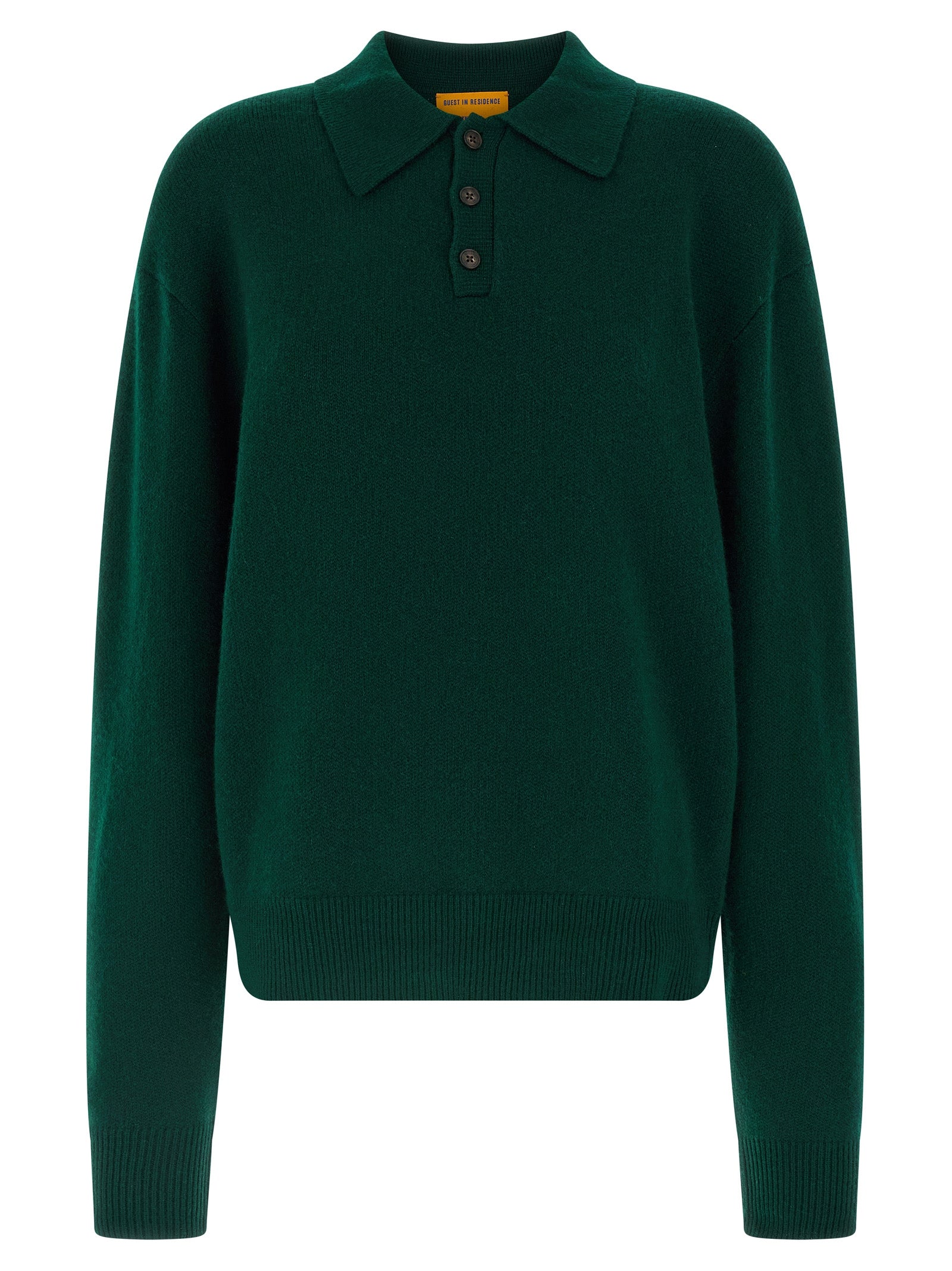 Bicolor Cashmere Polo Shirt