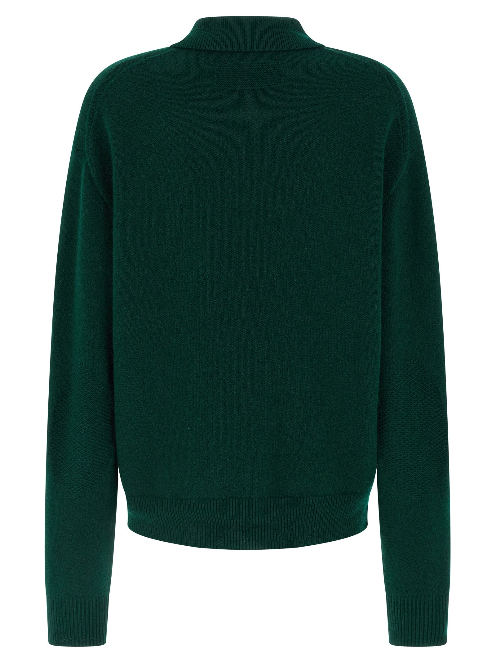 Bicolor Cashmere Polo Shirt