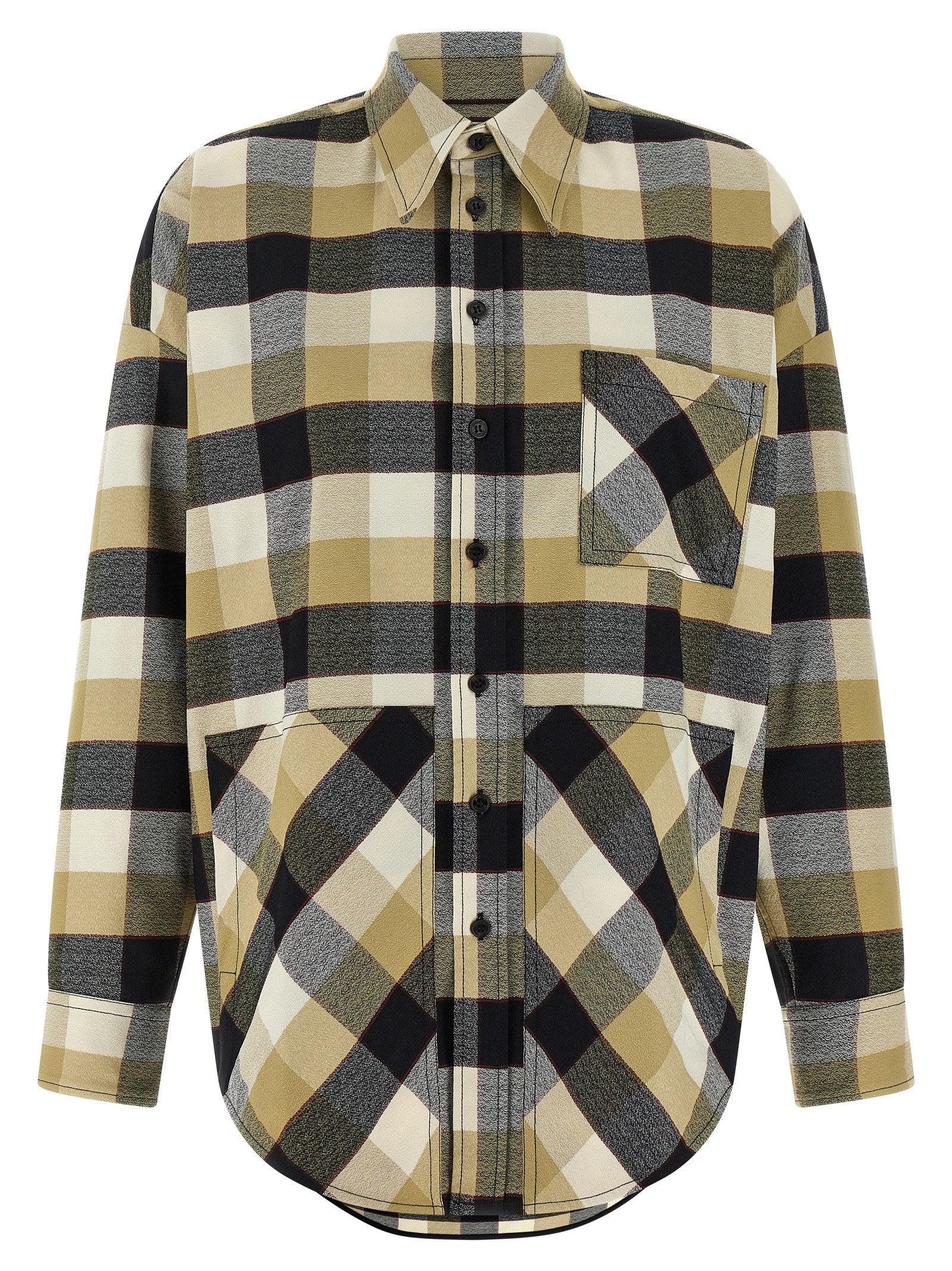 Beige Polyester Blouse