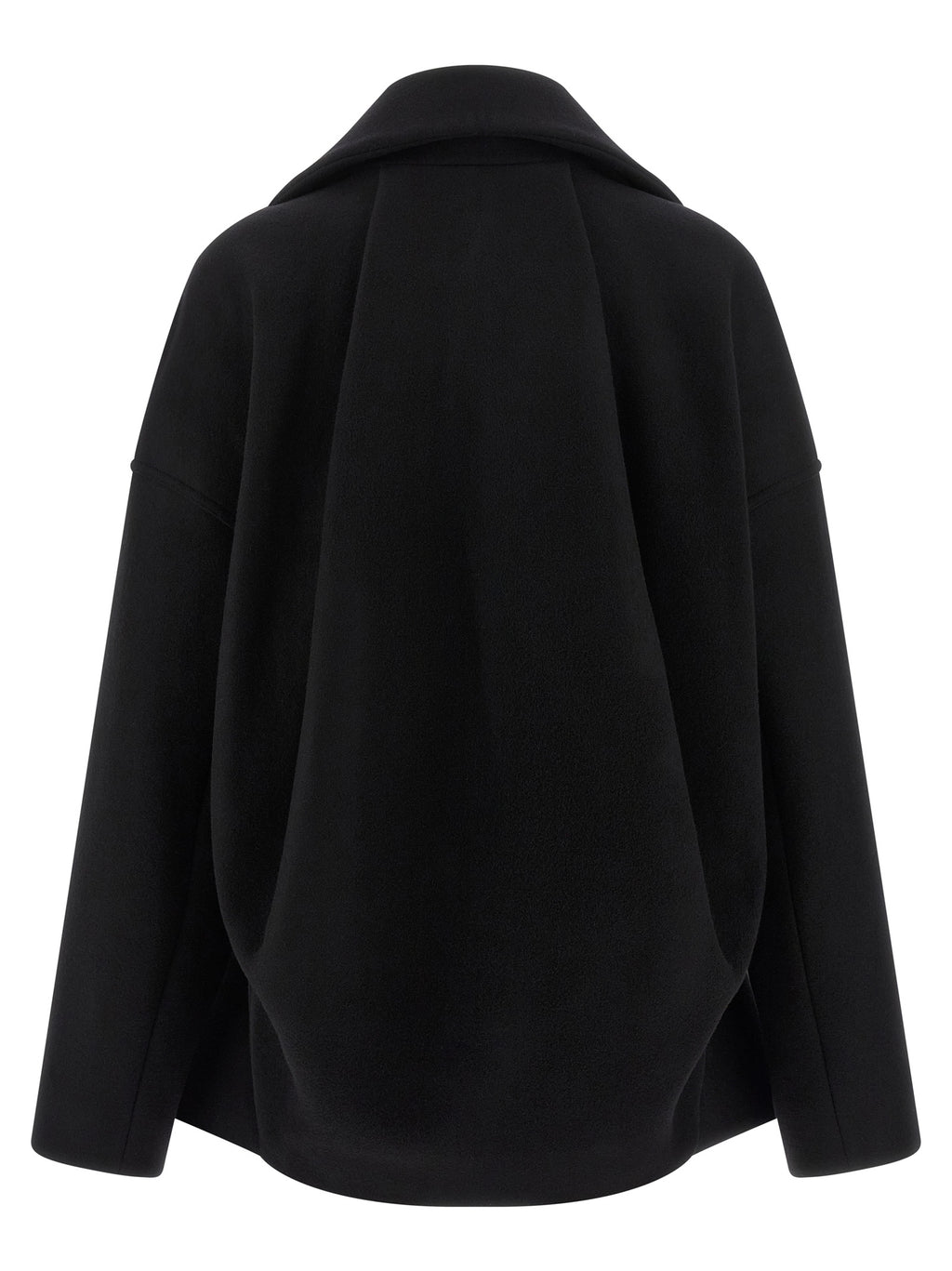 Black Virgin Wool Coat