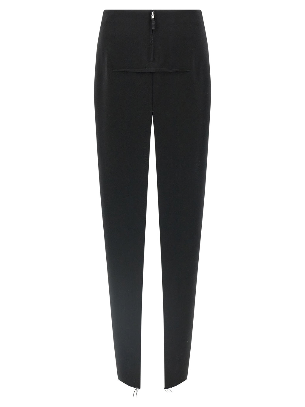 Black Virgin Wool Mini Skirt