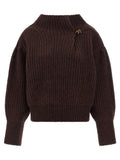Bordeaux Wool Cardigan