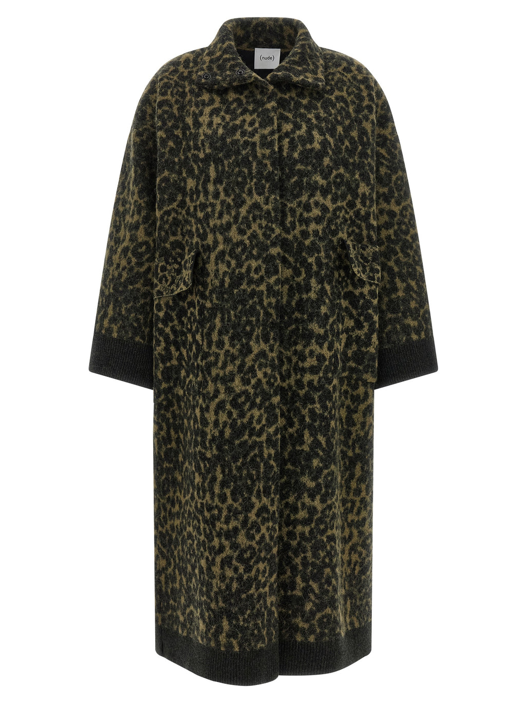 Bicolor Wool Coat