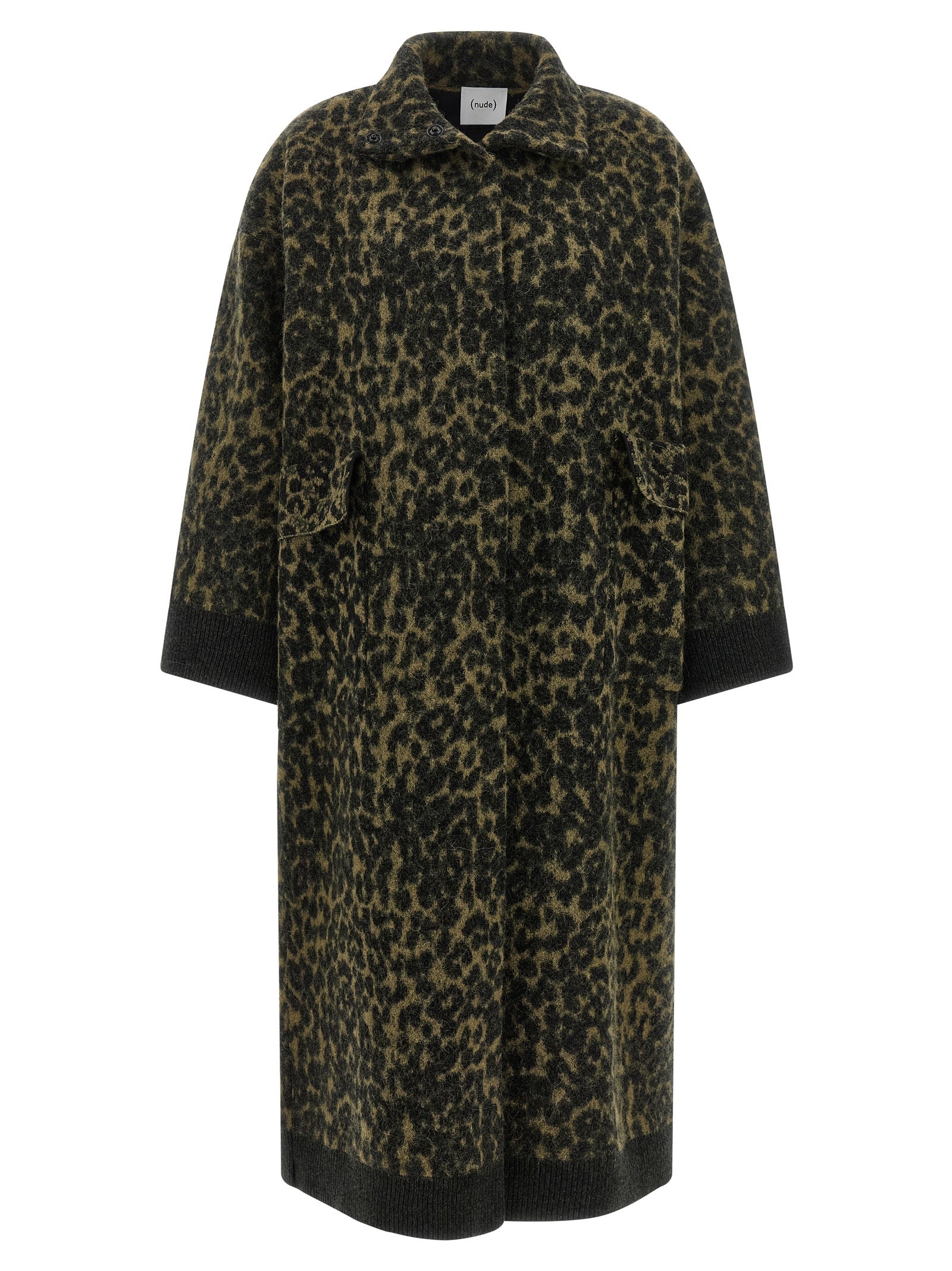 Bicolor Wool Coat