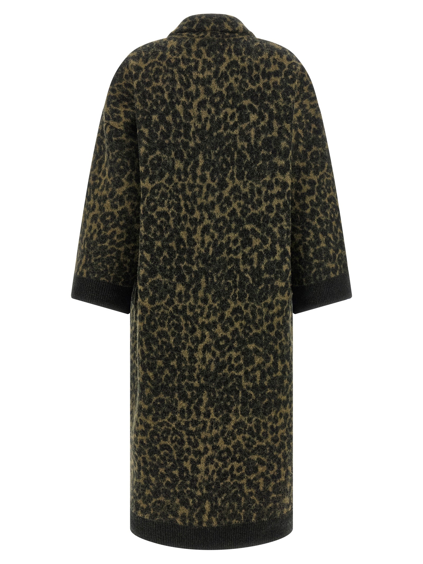 Bicolor Wool Coat