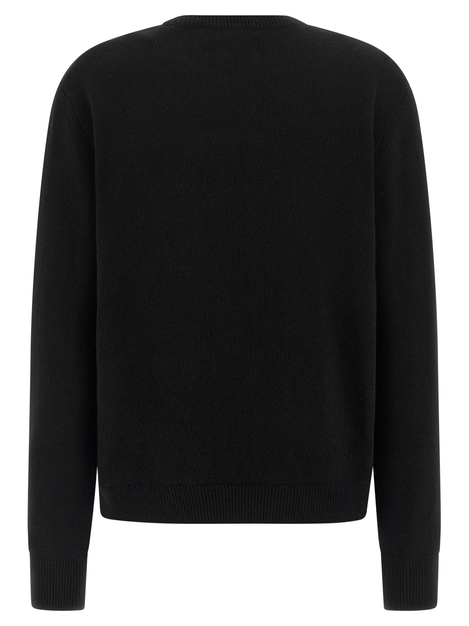 Black Wool Cardigan