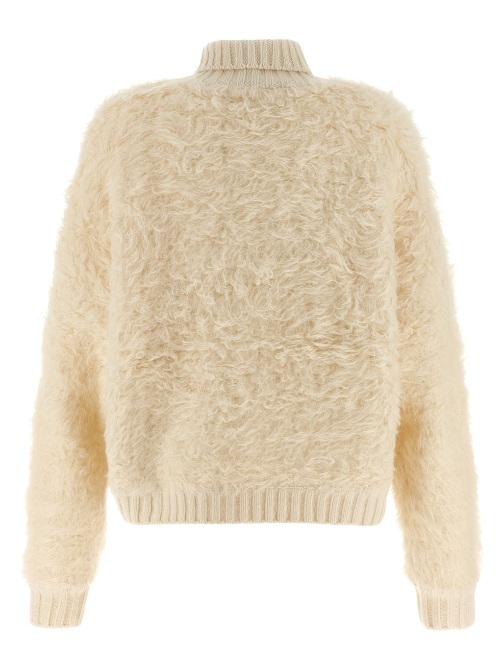 White Wool Cardigan