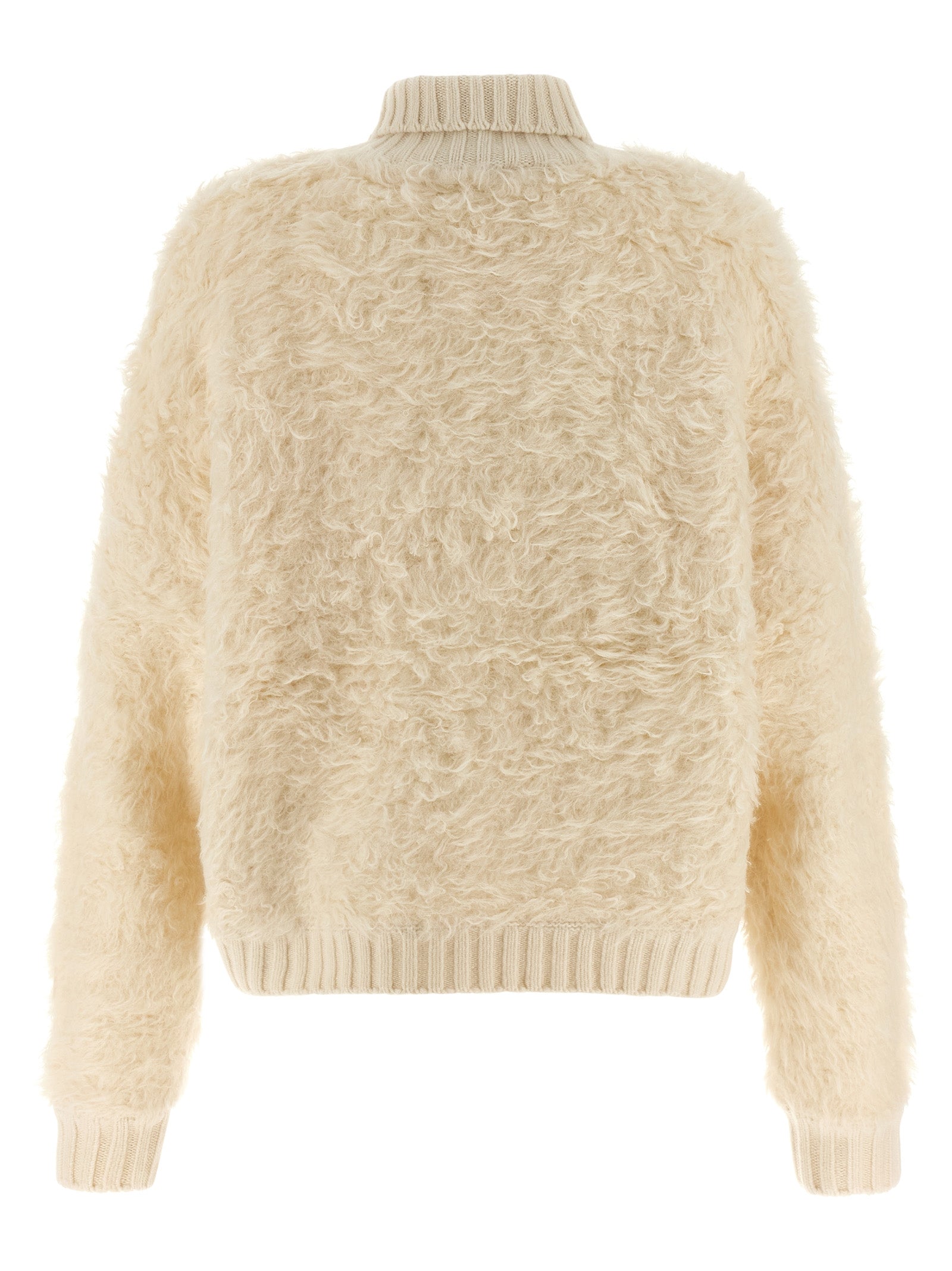White Wool Cardigan