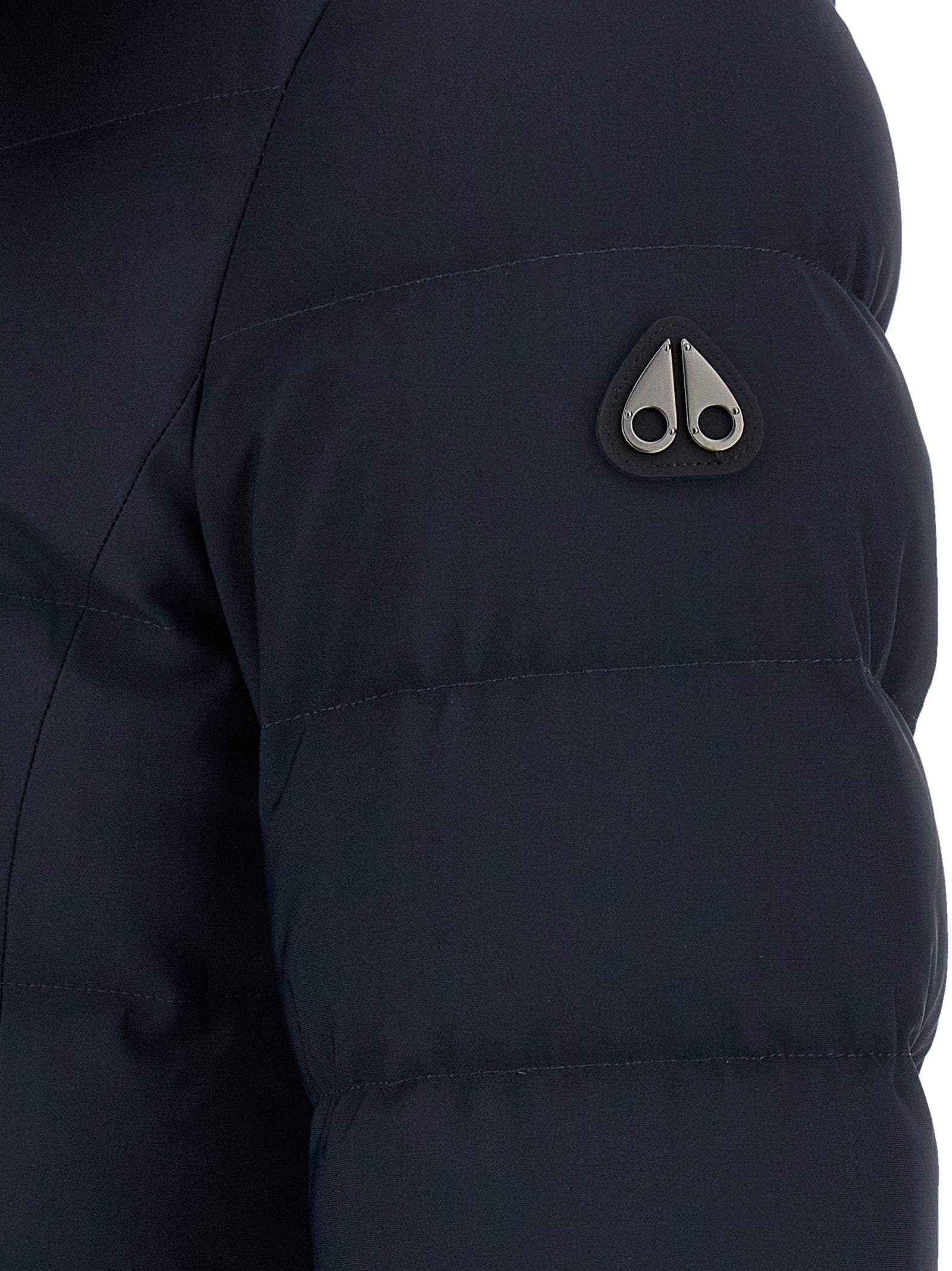 Blue Nylon Parka