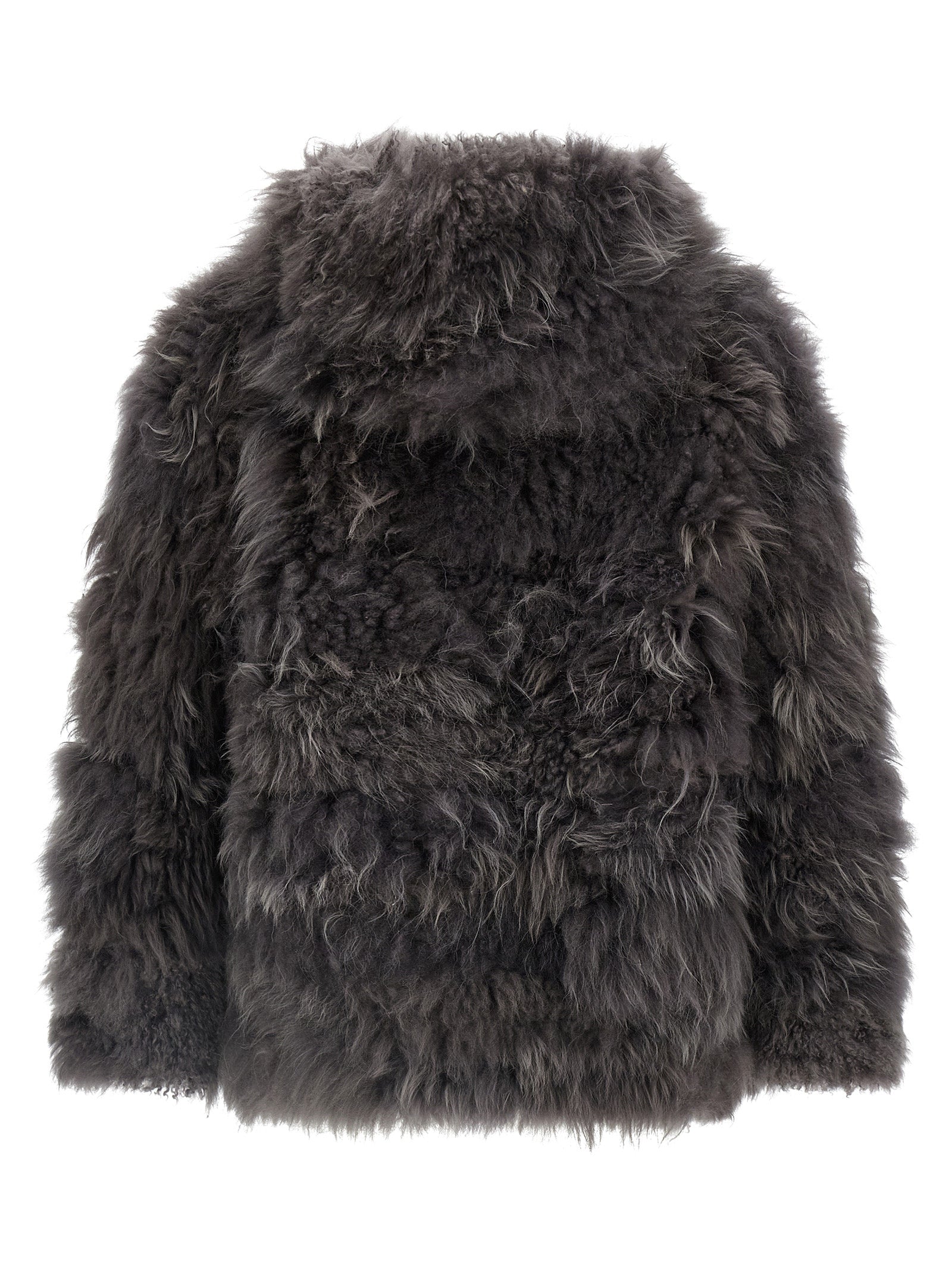Gray Fur Coat