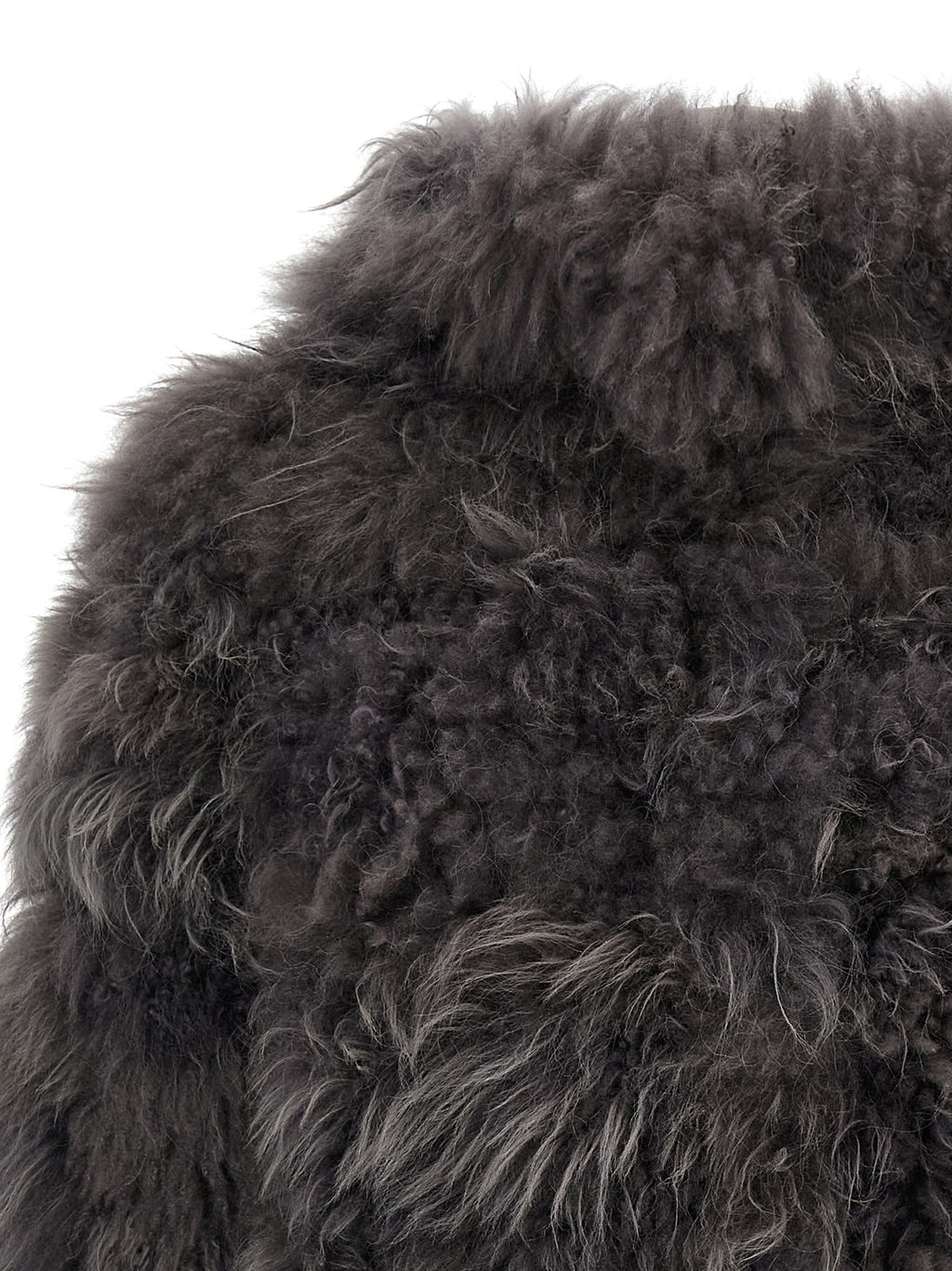 Gray Fur Coat