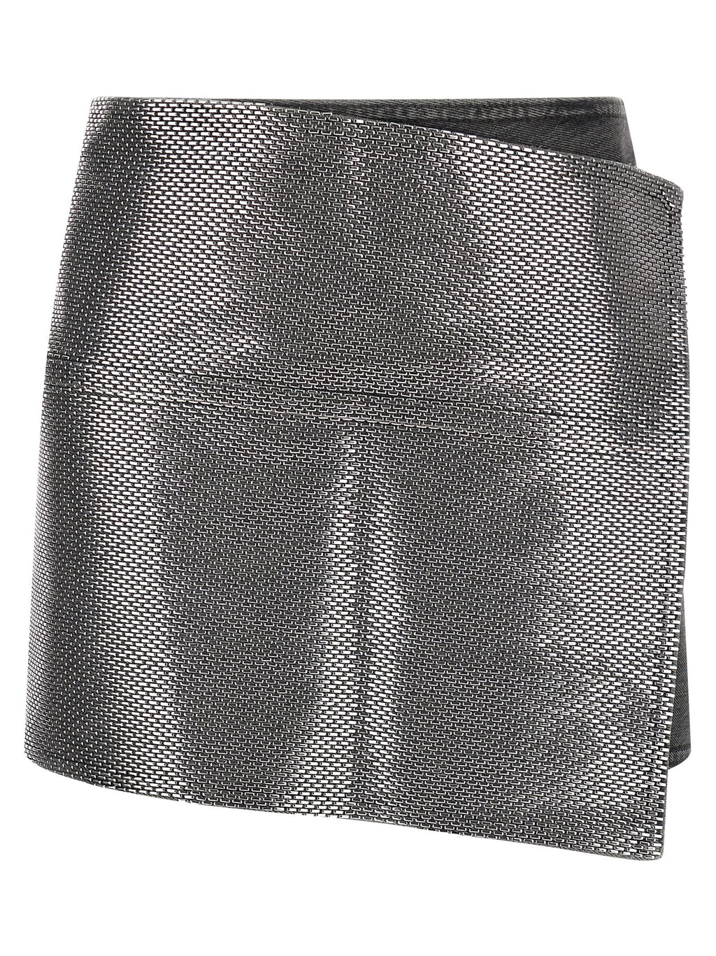 Gray Cotton Long Skirt