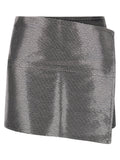 Gray Cotton Long Skirt