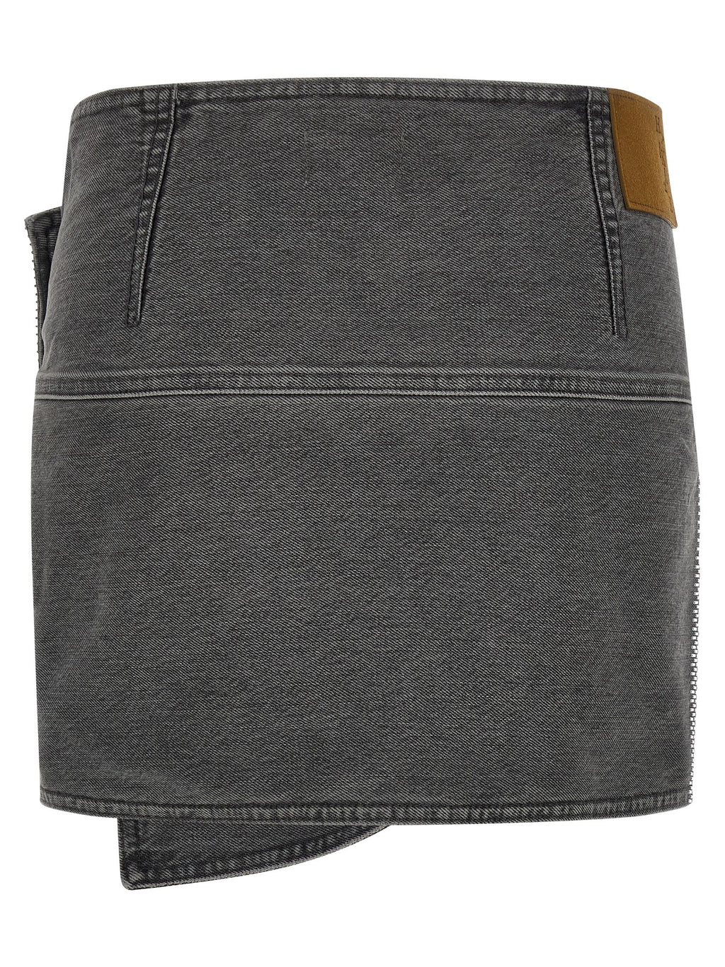 Gray Cotton Long Skirt