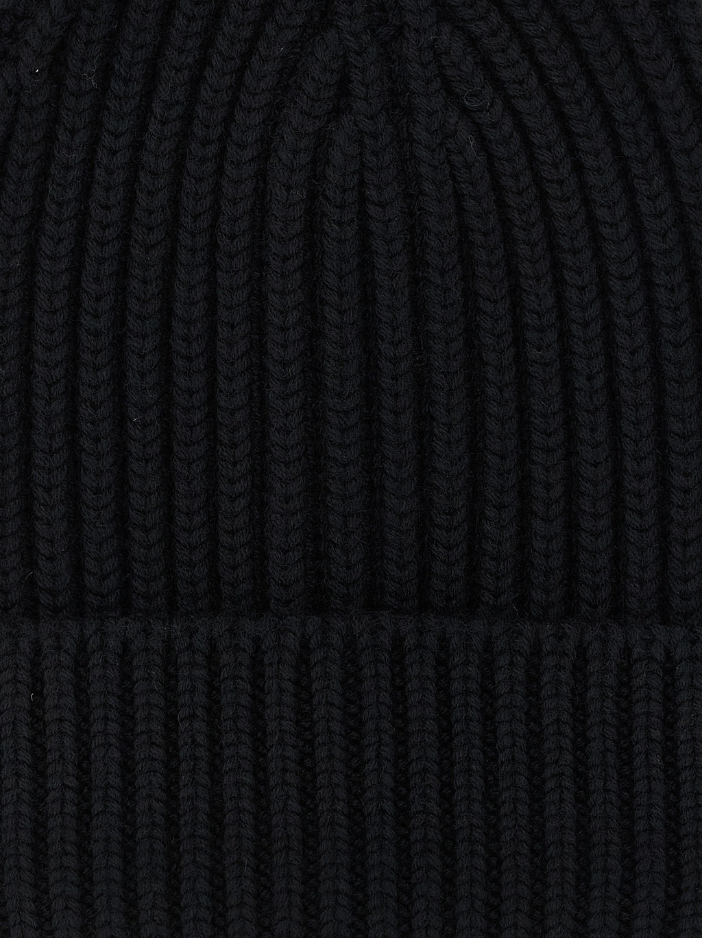 Black Wool Beanie
