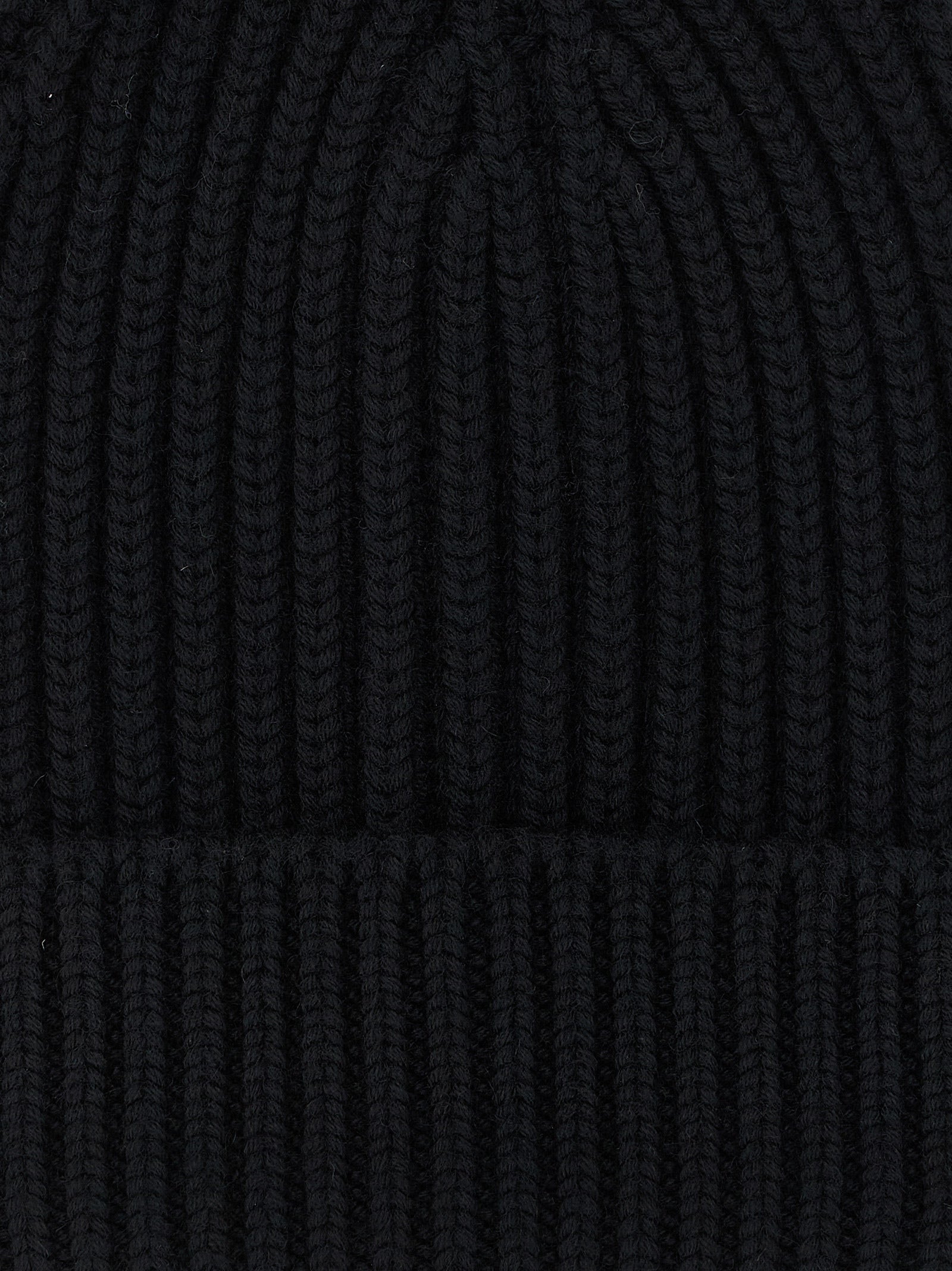 Black Wool Beanie