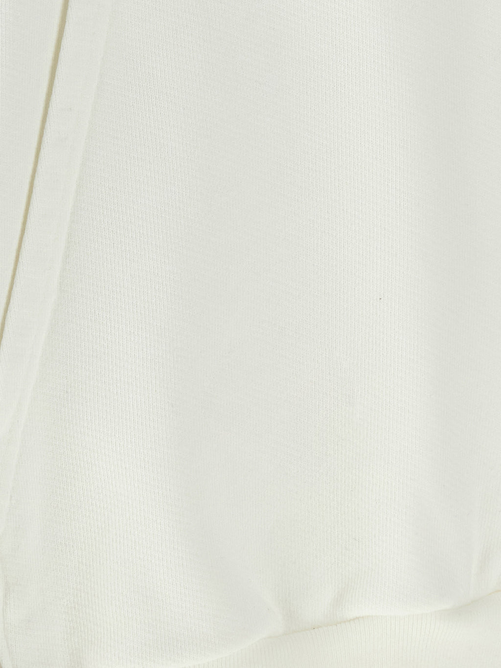 White Cotton Sweatshirt
