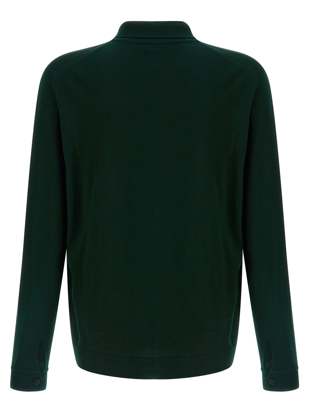 Bicolor Merino Wool Cardigan