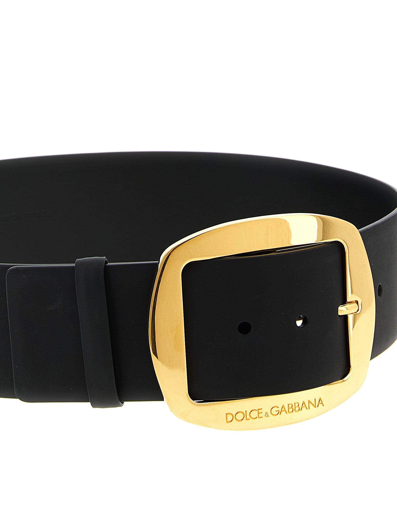 Black Calfskin Regular Belt