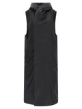 Black Nylon Sleeveless Jacket
