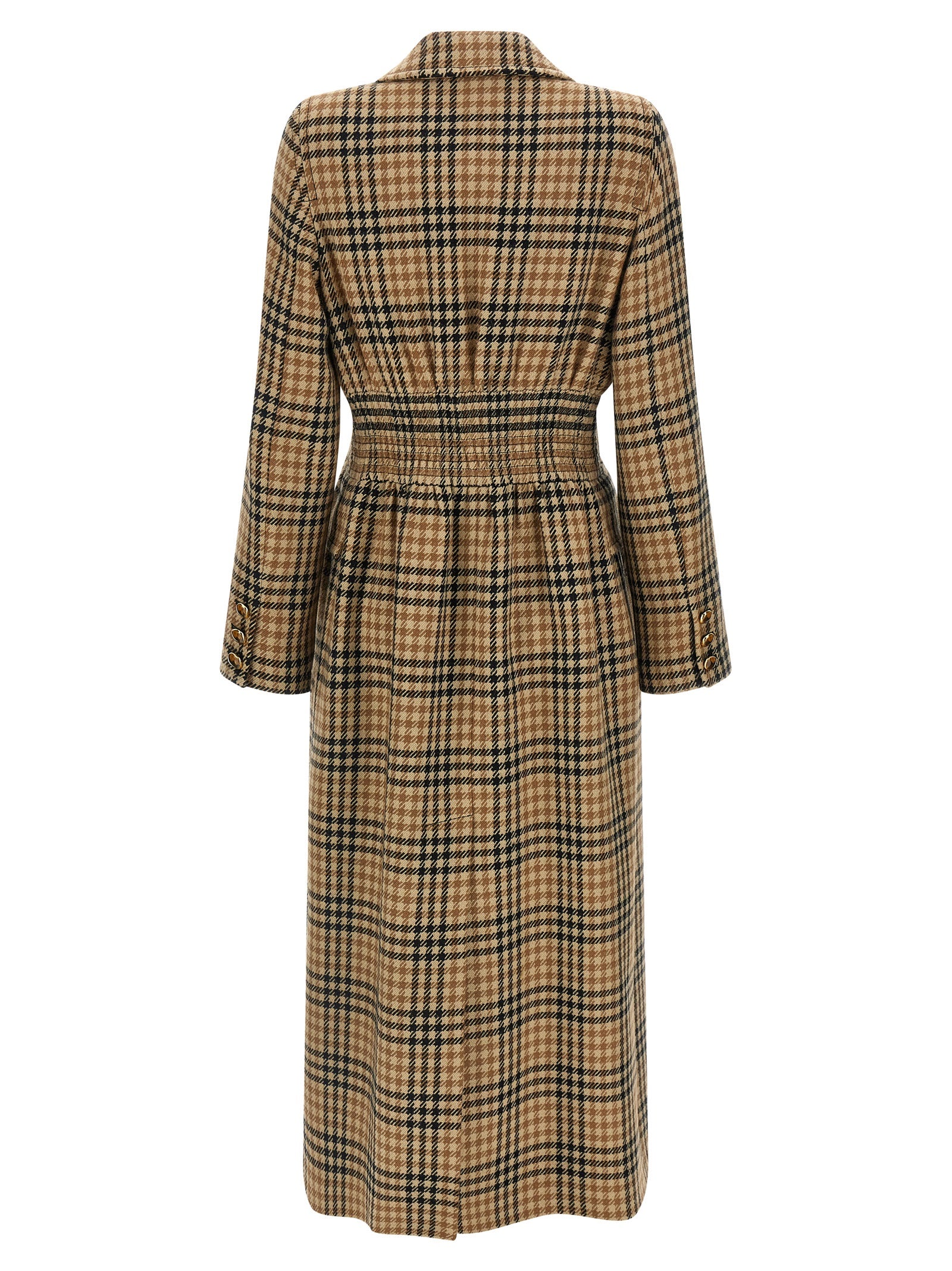 Brown Virgin Wool Coat