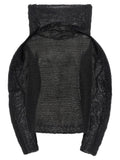 Black Wool Sweatshirt