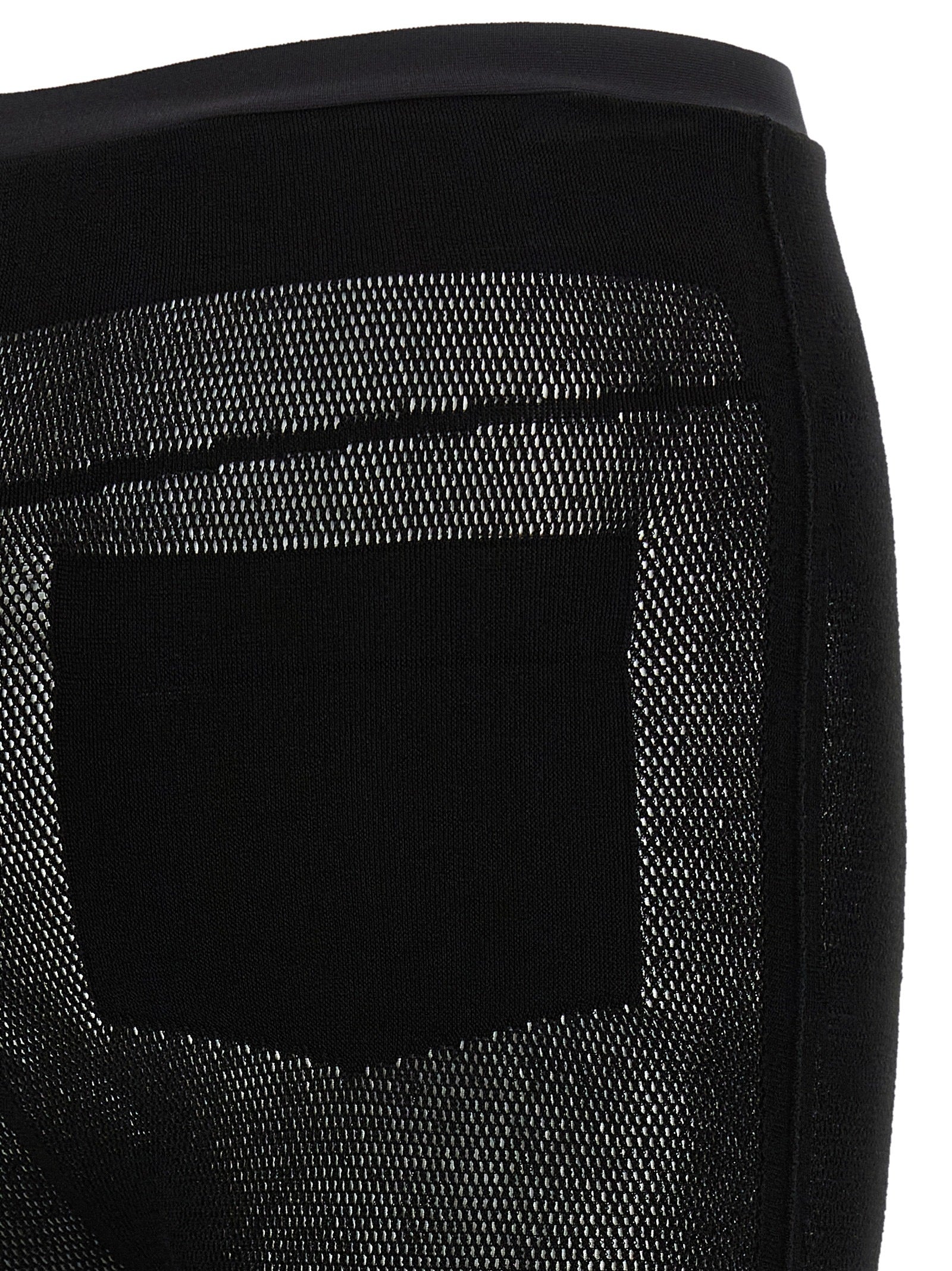 Black Nylon Leggings