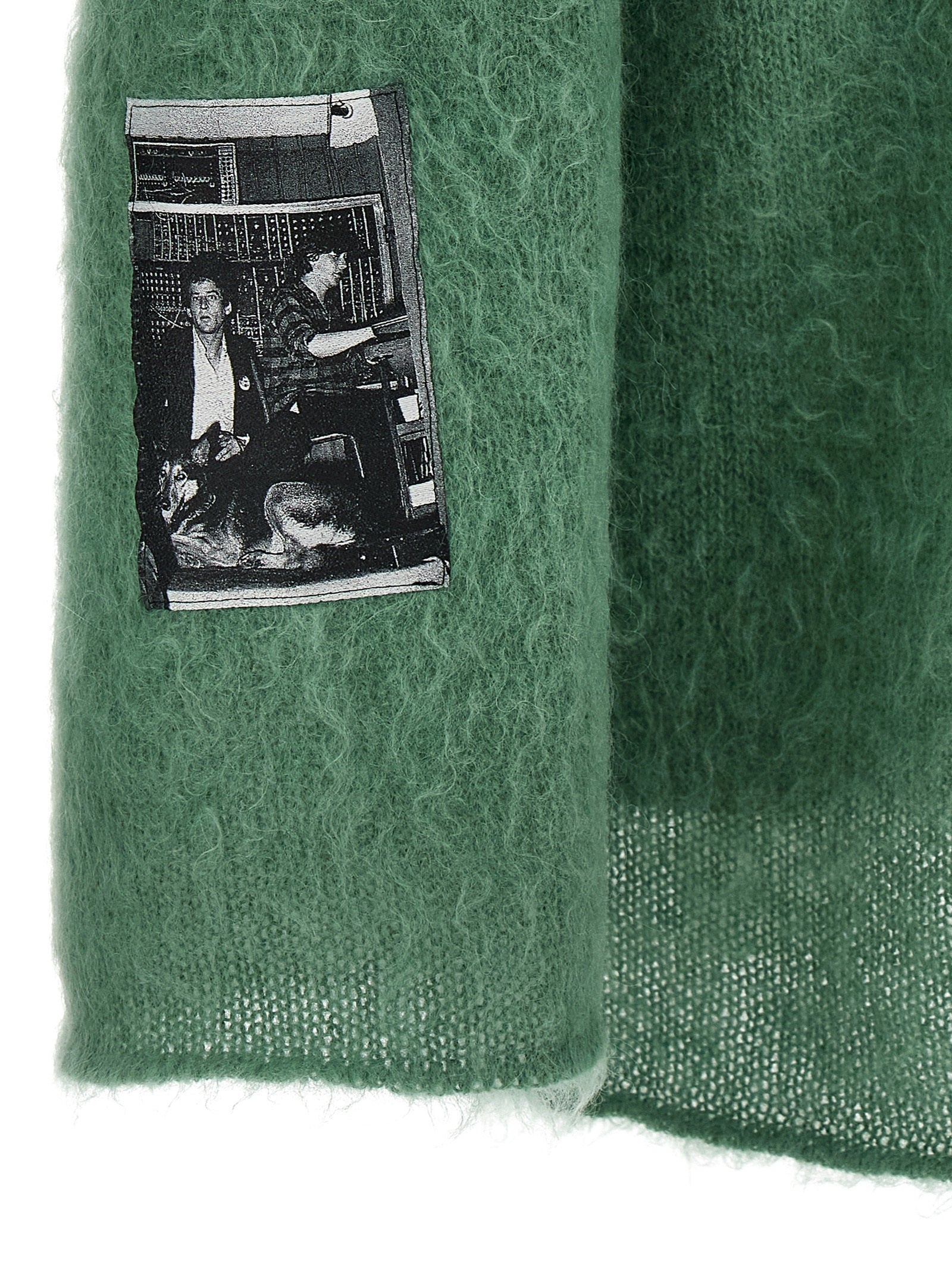 Bicolor Wool Cardigan