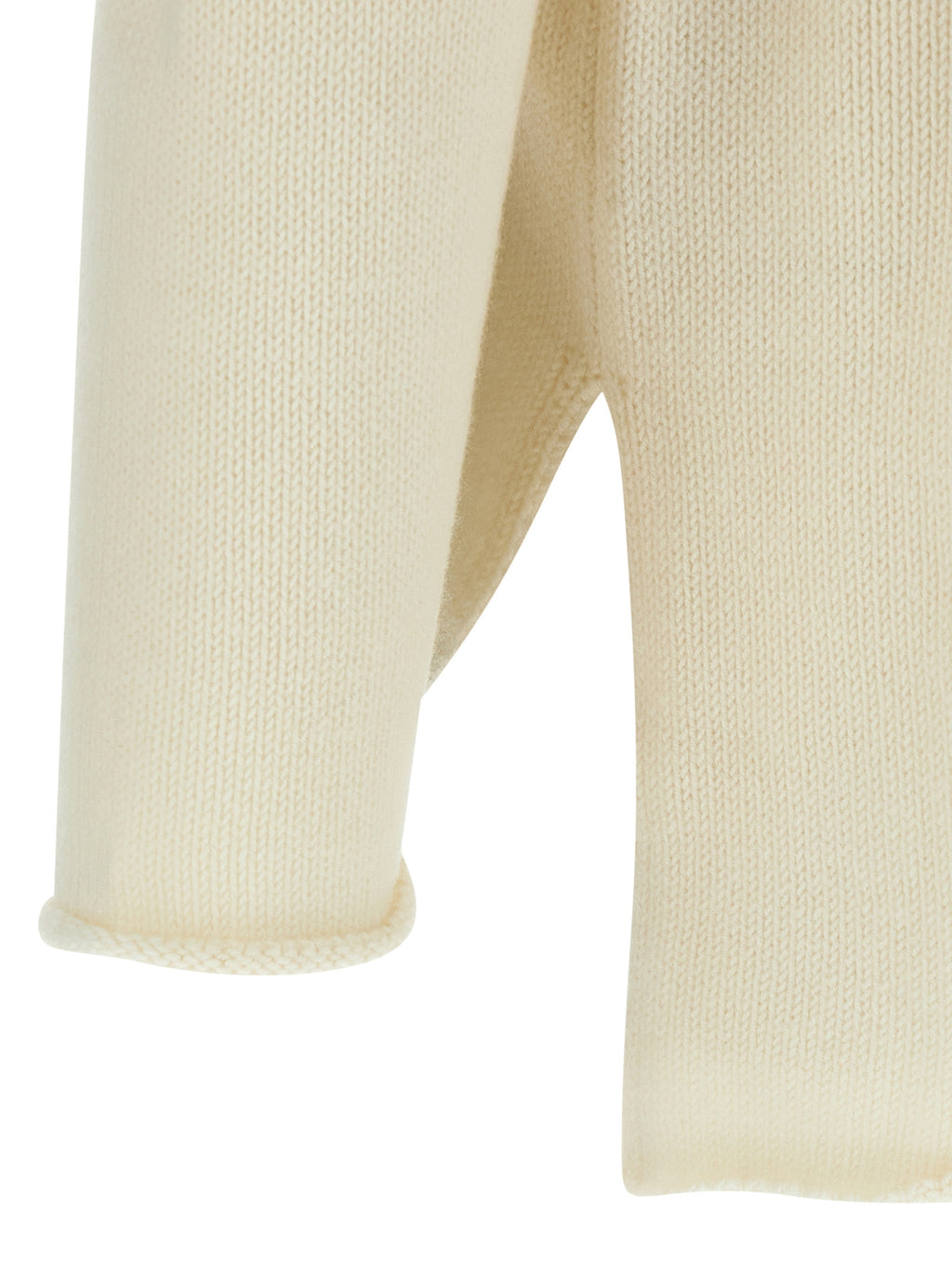 White Wool Cardigan