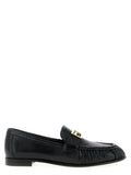 Black Lamb Leather Slip-On Loafers