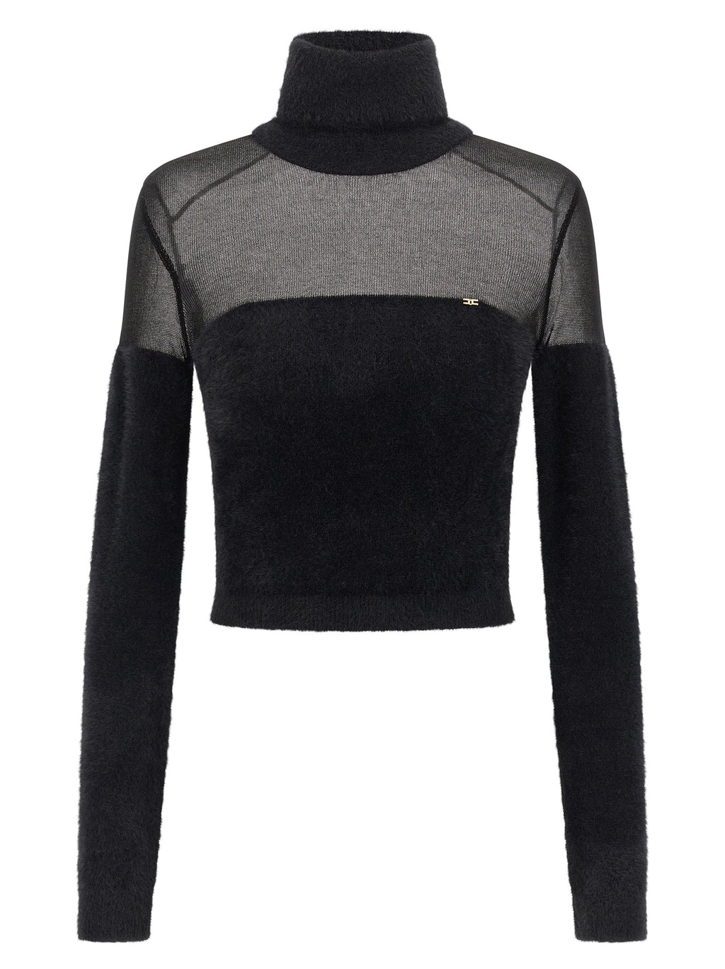 Black Polyamide Cardigan