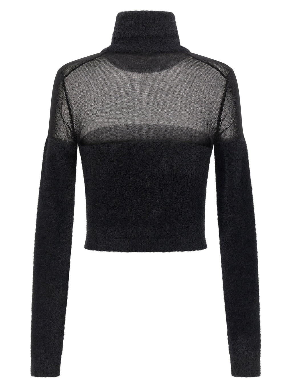 Black Polyamide Cardigan