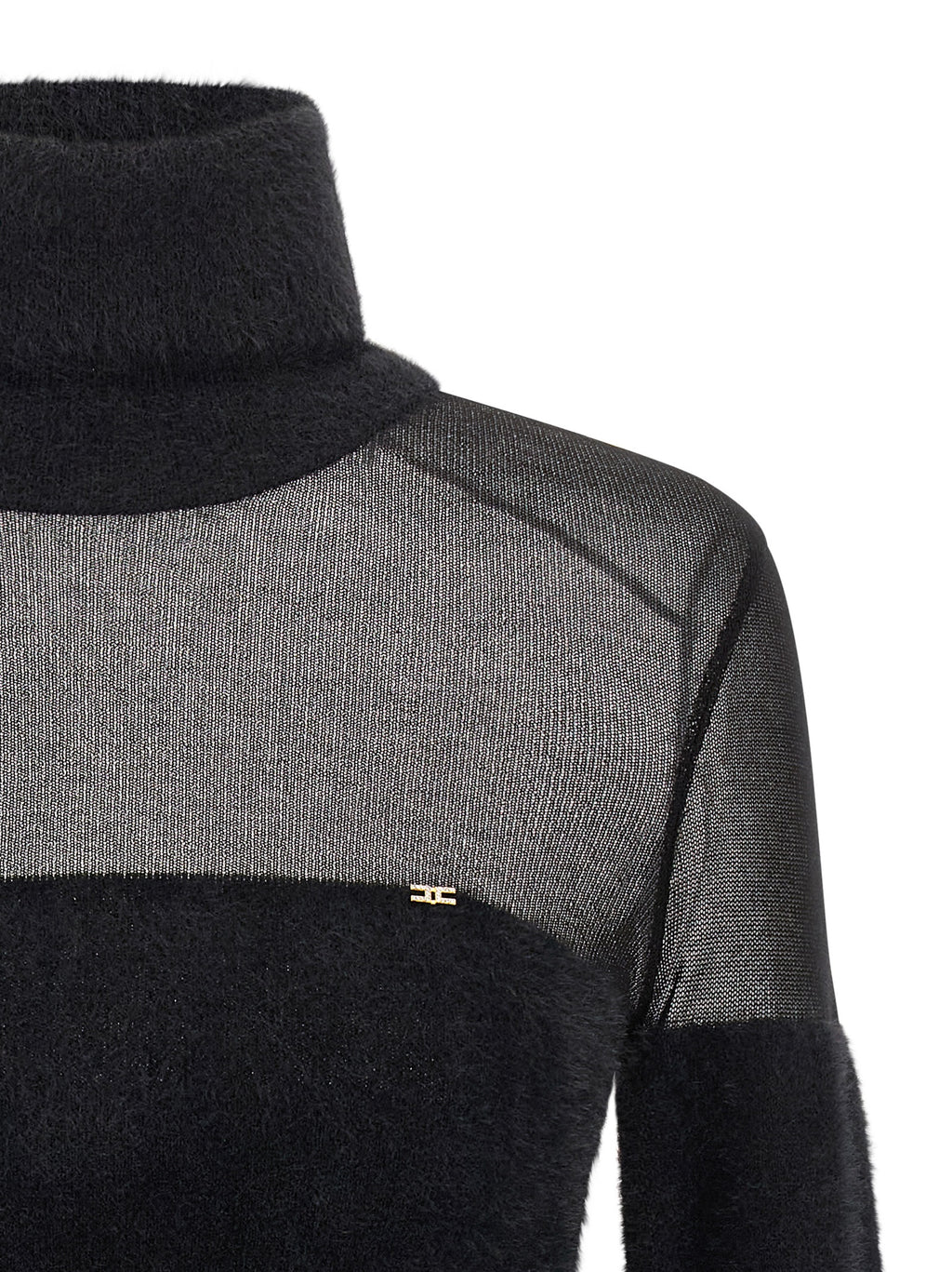 Black Polyamide Cardigan
