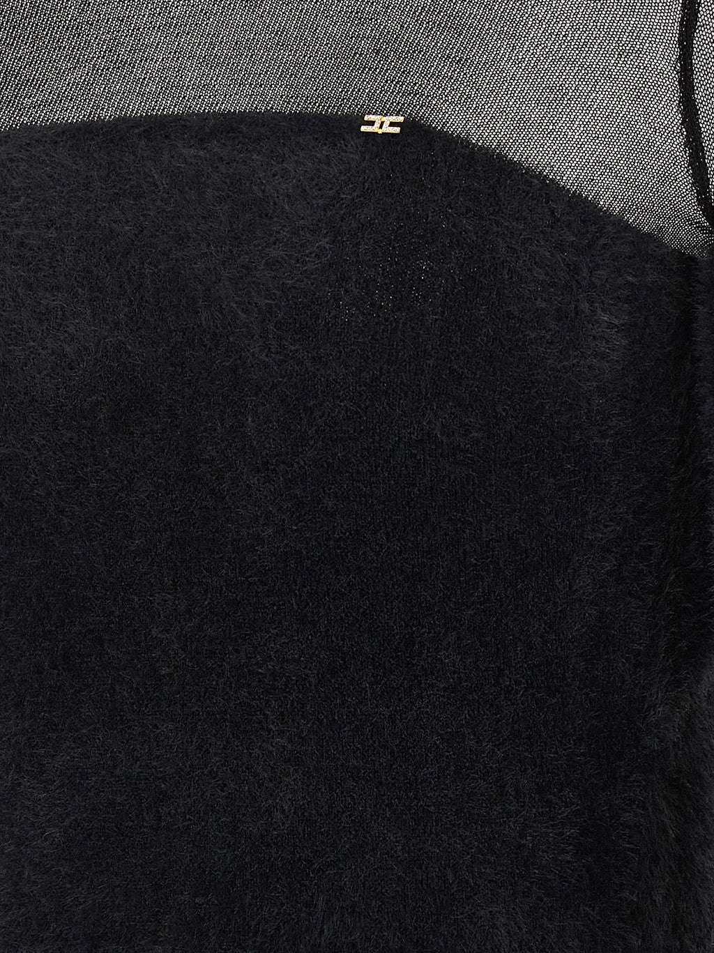 Black Polyamide Cardigan