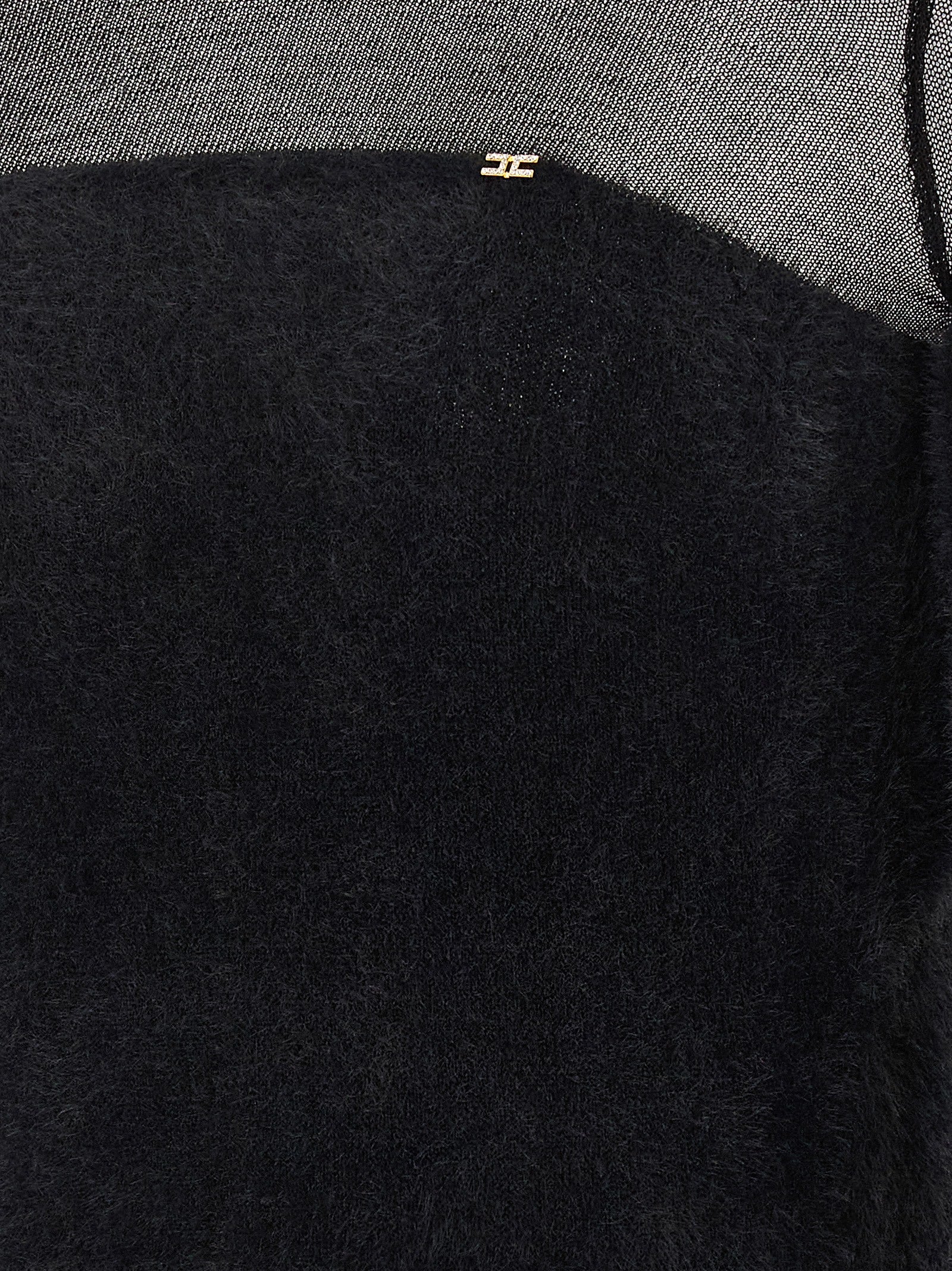 Black Polyamide Cardigan