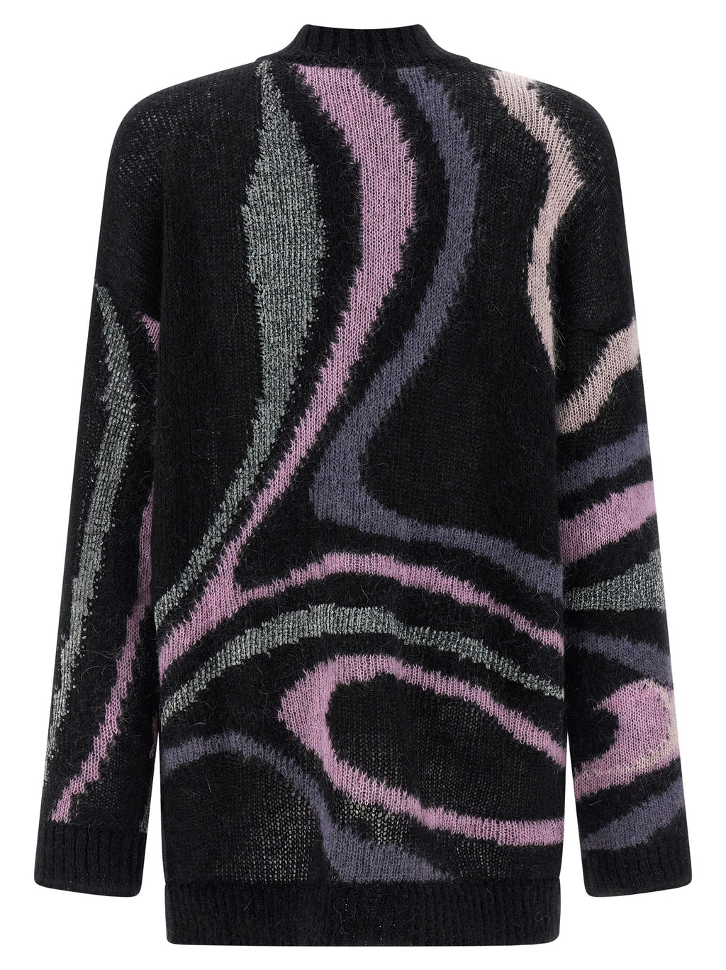 Black Wool Cardigan