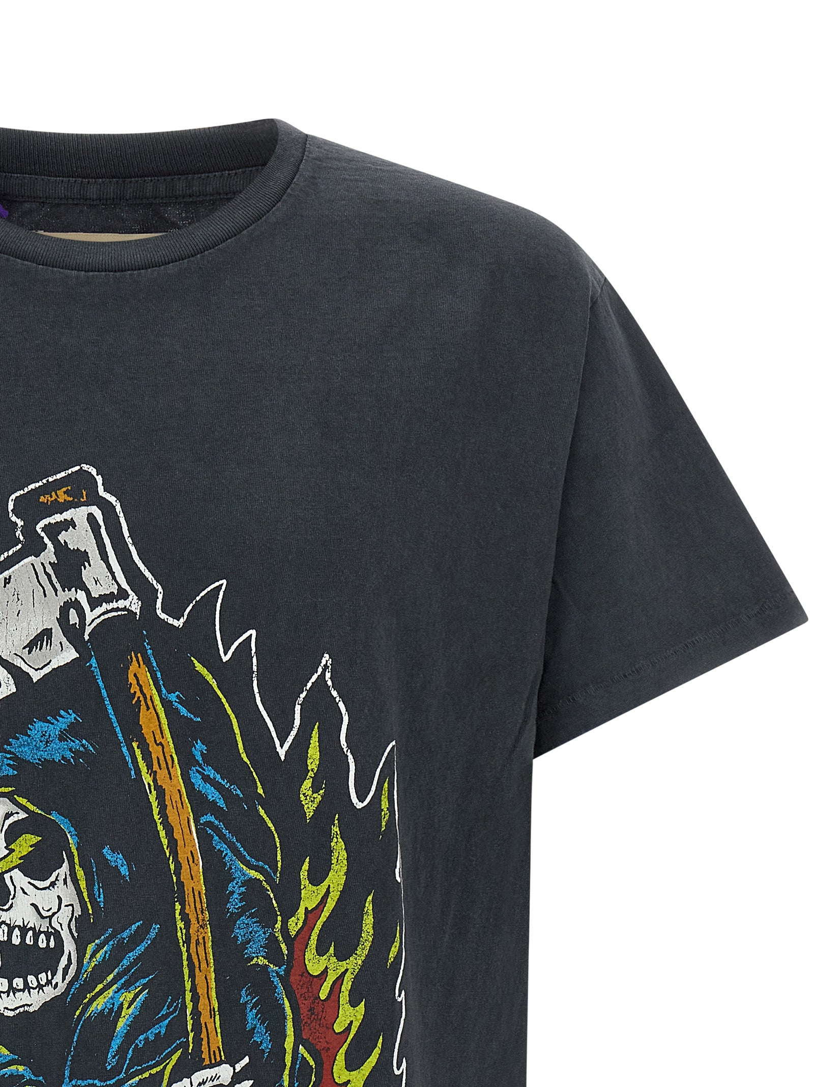 Gray Cotton T-Shirt