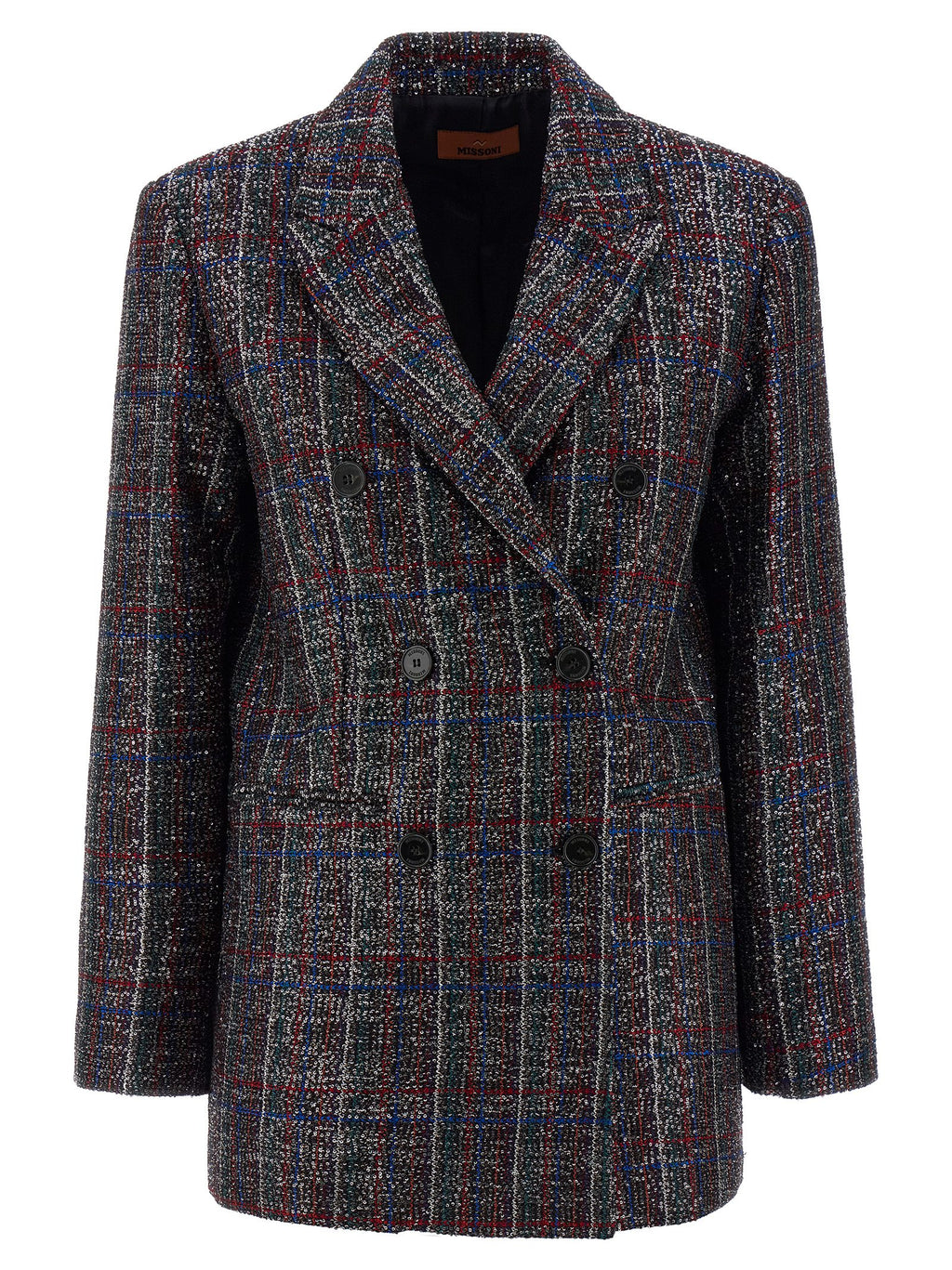 Multicolor Viscose Blazer